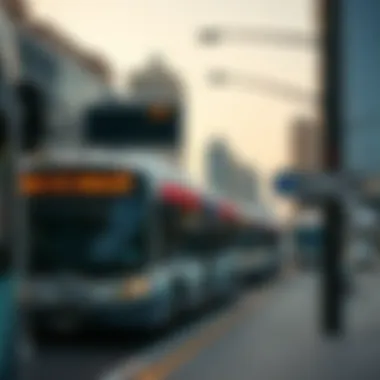 Bus Connectivity at Dubai Metro Bus connections near a Dubai Metro station