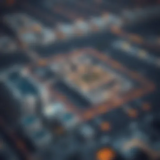 Aerial view of the Palm project site in Ras Al Khaimah showcasing the planned development layout.