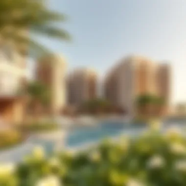 Architectural Rendering of Palm Development Architectural rendering of the Palm development highlighting innovative design elements.