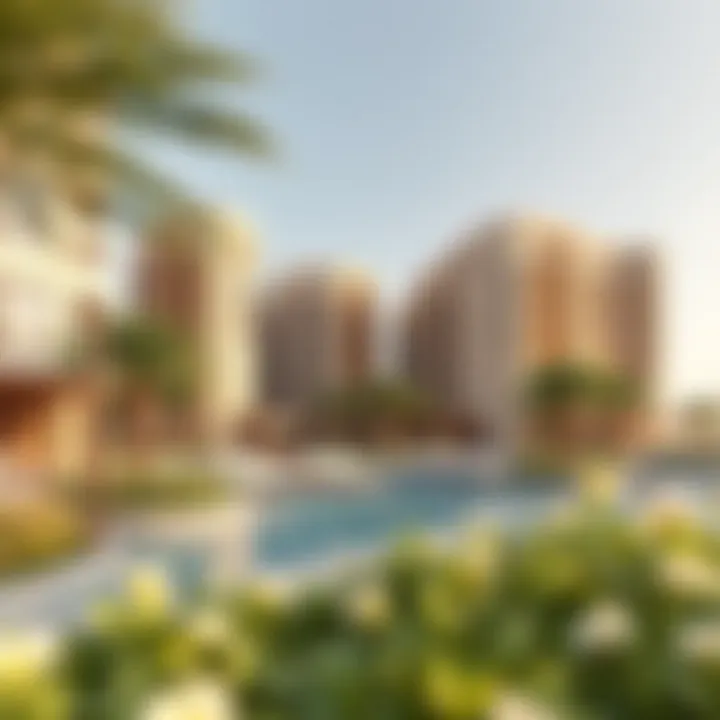 Architectural Rendering of Palm Development Architectural rendering of the Palm development highlighting innovative design elements.