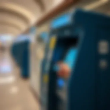 Using Dubai Metro Card at a ticket machine